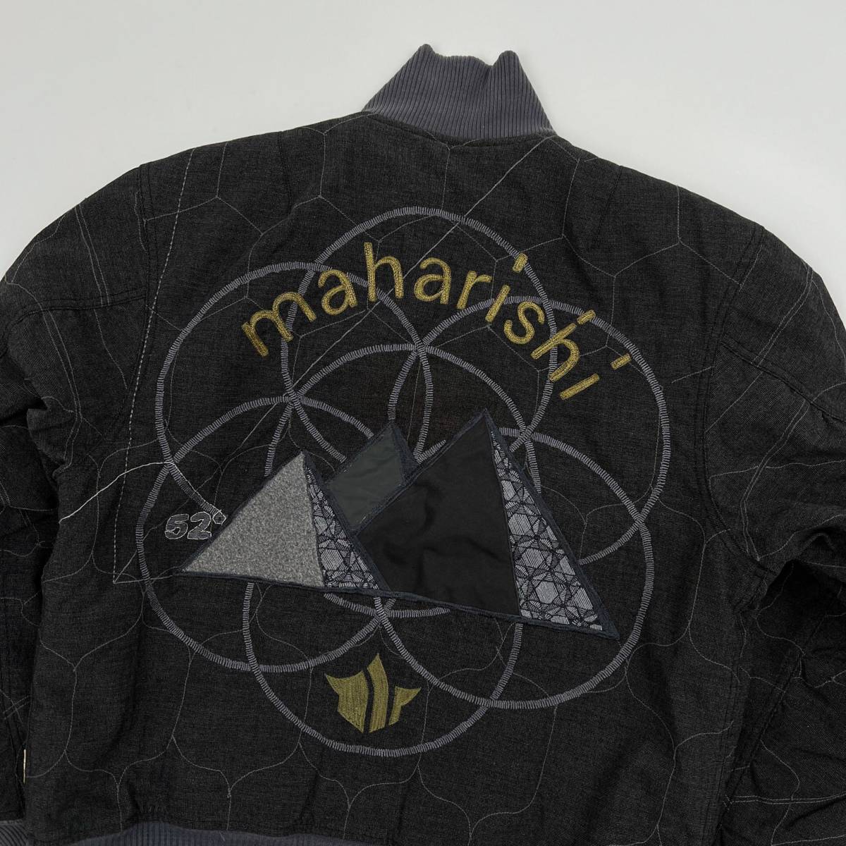 maharishi ジャケット　刺繍 USED】00'S MAHARISHI BRUCE LEE HEMP BOMBER JACK