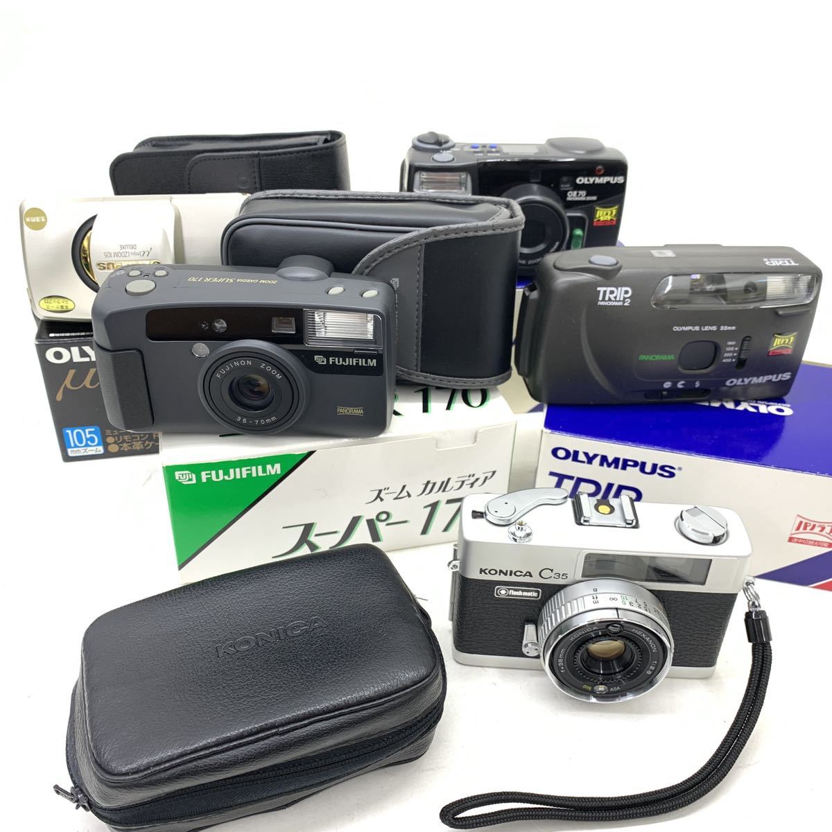 コンパクトフィルムカメラ5台セット #3584 コンパクトフィルムカメラ