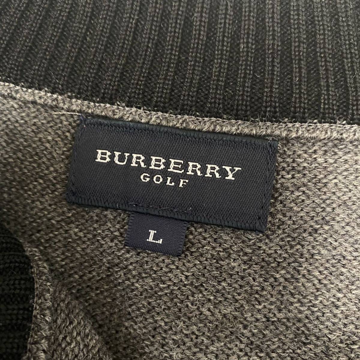 BURBERRY GOLF(バーバリーゴルフ) ⁄ ワンポイントハーフZIPニット