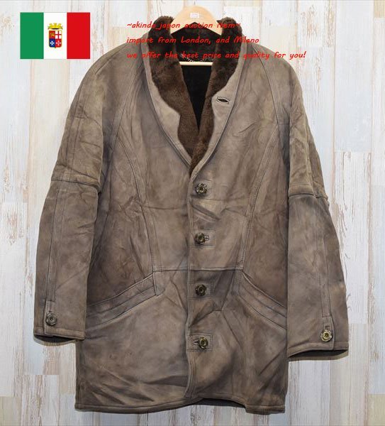 SHEARLING イタリア製 シープスキン ムートン コートXXL A-1039S メンズ おすすめ(毛皮、ファー)｜売買されたオークション情報、yahooの商品情報をアーカイブ公開 - オークファン 毛皮、ファー
