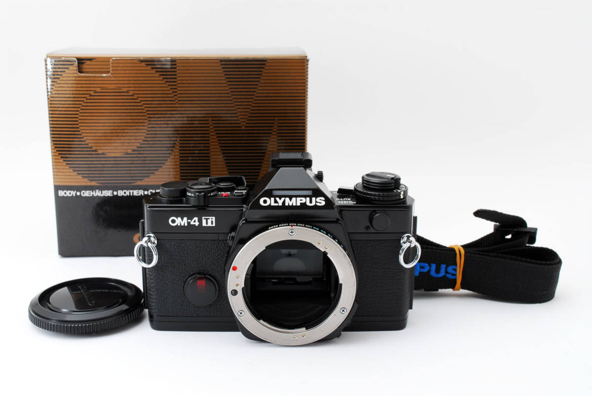オリンパス OLYMPUS OM-4 Ti フィルムカメラ 【動作確認済・元箱付