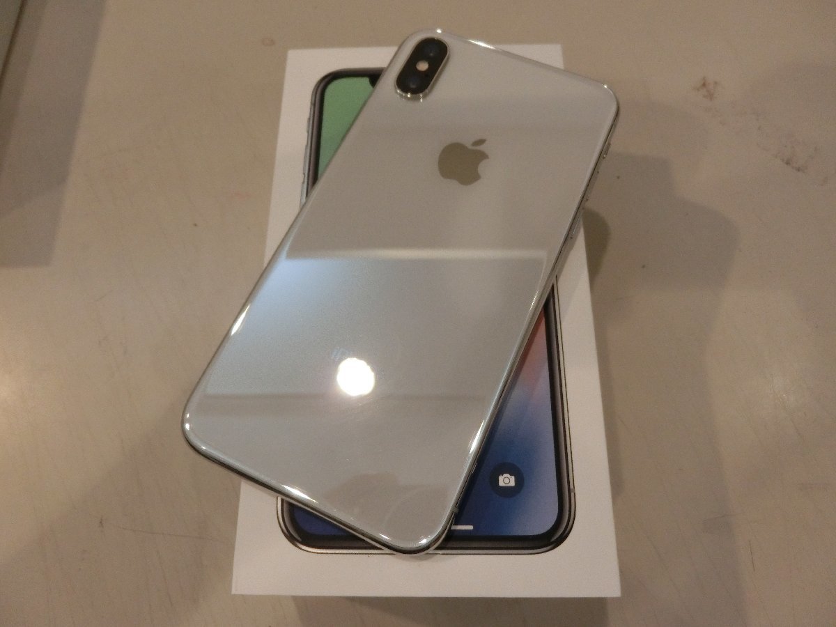 Apple iPhone X simフリー　シルバー本体のみ SIMフリー iPhone X [シルバー] Apple simフリーの通販 SIMフリー