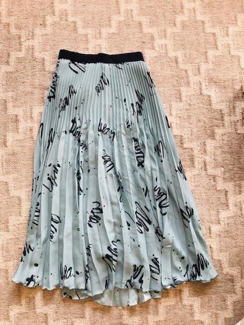 3万1900円 GRACE CONTINENTAL アートプリントプリーツスカート 36  