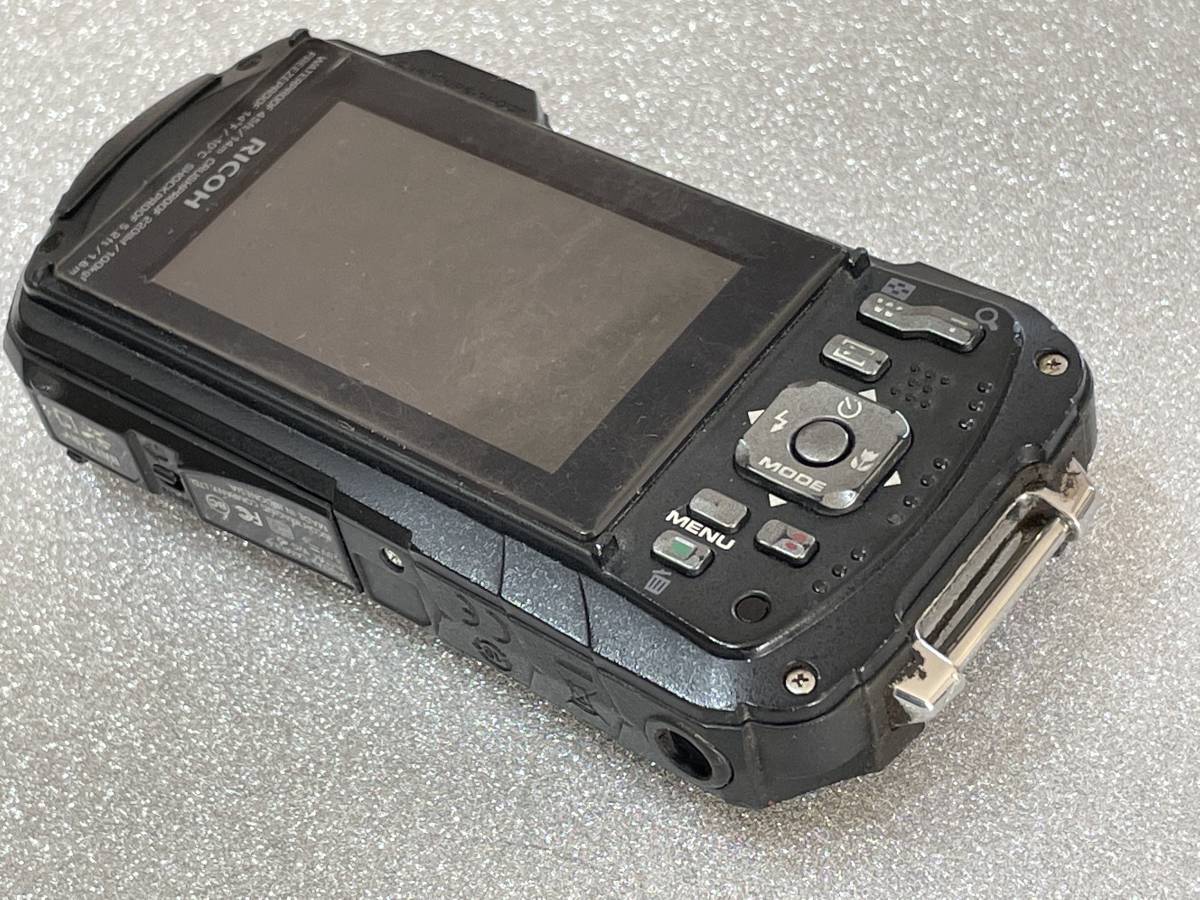 RICOH WG-40 BLACK 即使用可能 充電OK RICOH WG-40 ブラック M444の通販 -