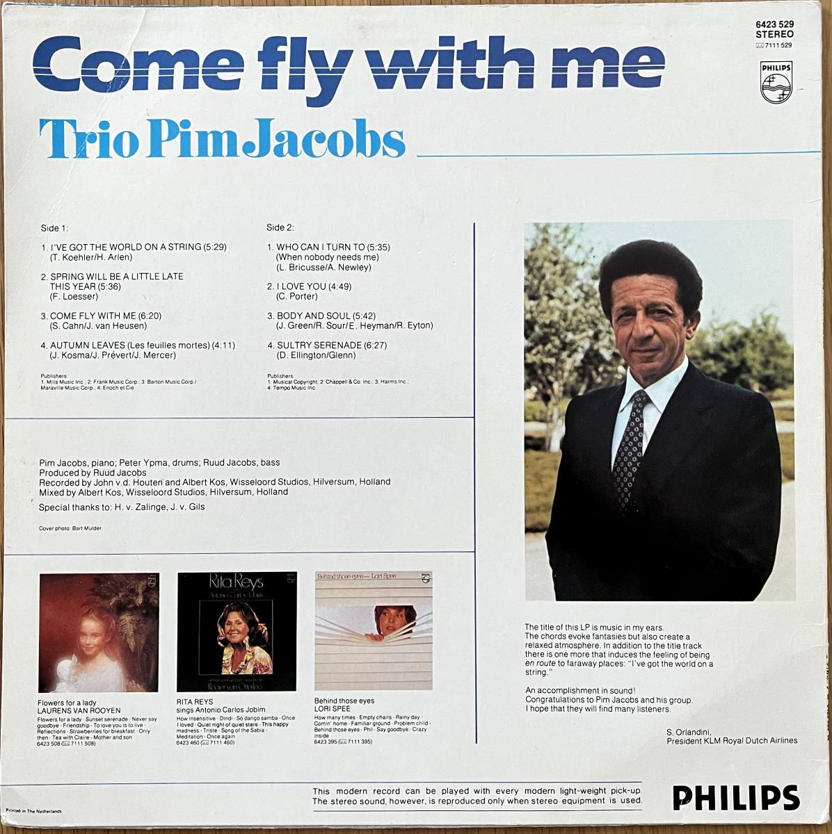 Pim Trio Jacobs ⁄ Come Fly With Me - The | RE Ltd, Album, LP, LP