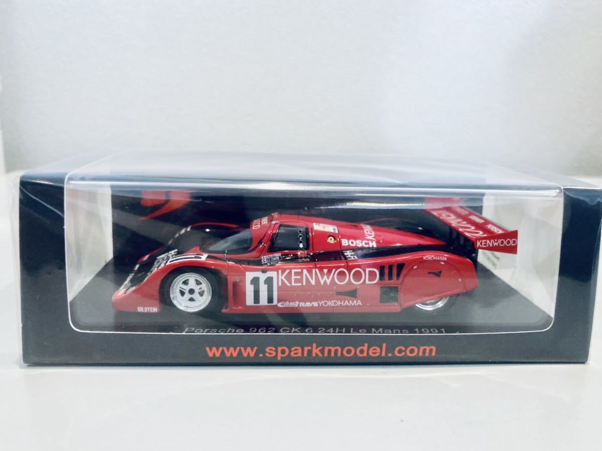 Spark 1/43 ポルシェ Porsche 962 C KENWOOD Spark 1⁄43 ポルシェ Porsche 962 C KENWOOD Diecast model cars