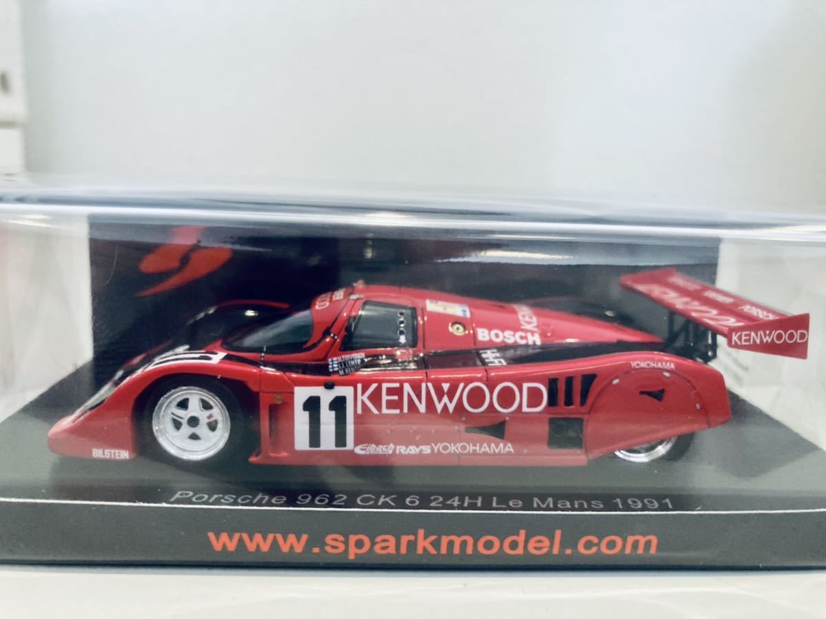 Spark 1⁄43 ポルシェ Porsche 962 C KENWOOD Diecast model cars
