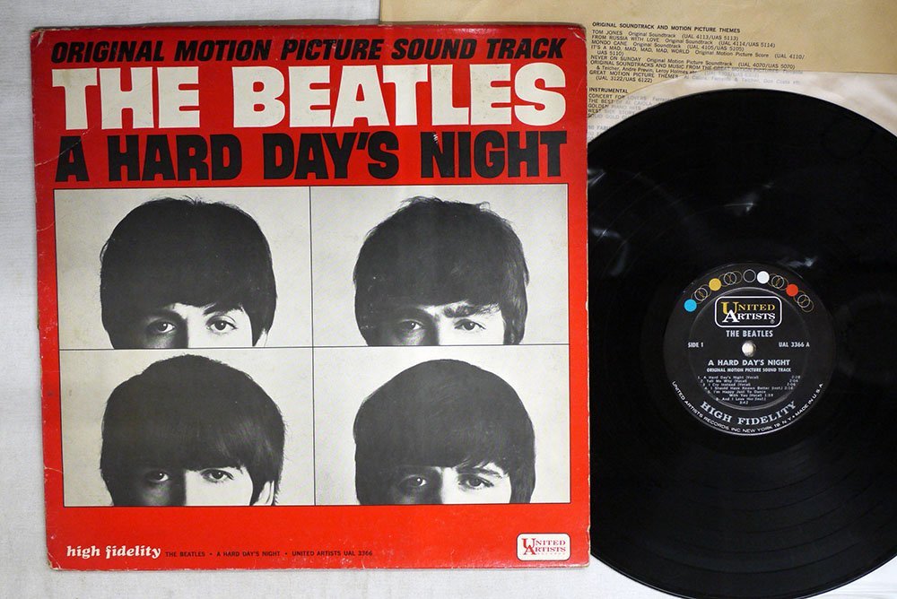 Hard Day's A Night - The Beatles | release: US 1964: – Motion