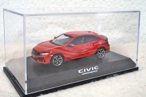 ホンダ CIVIC ハッチバック ミニカー カラーサンプル 1⁄43 11代目と