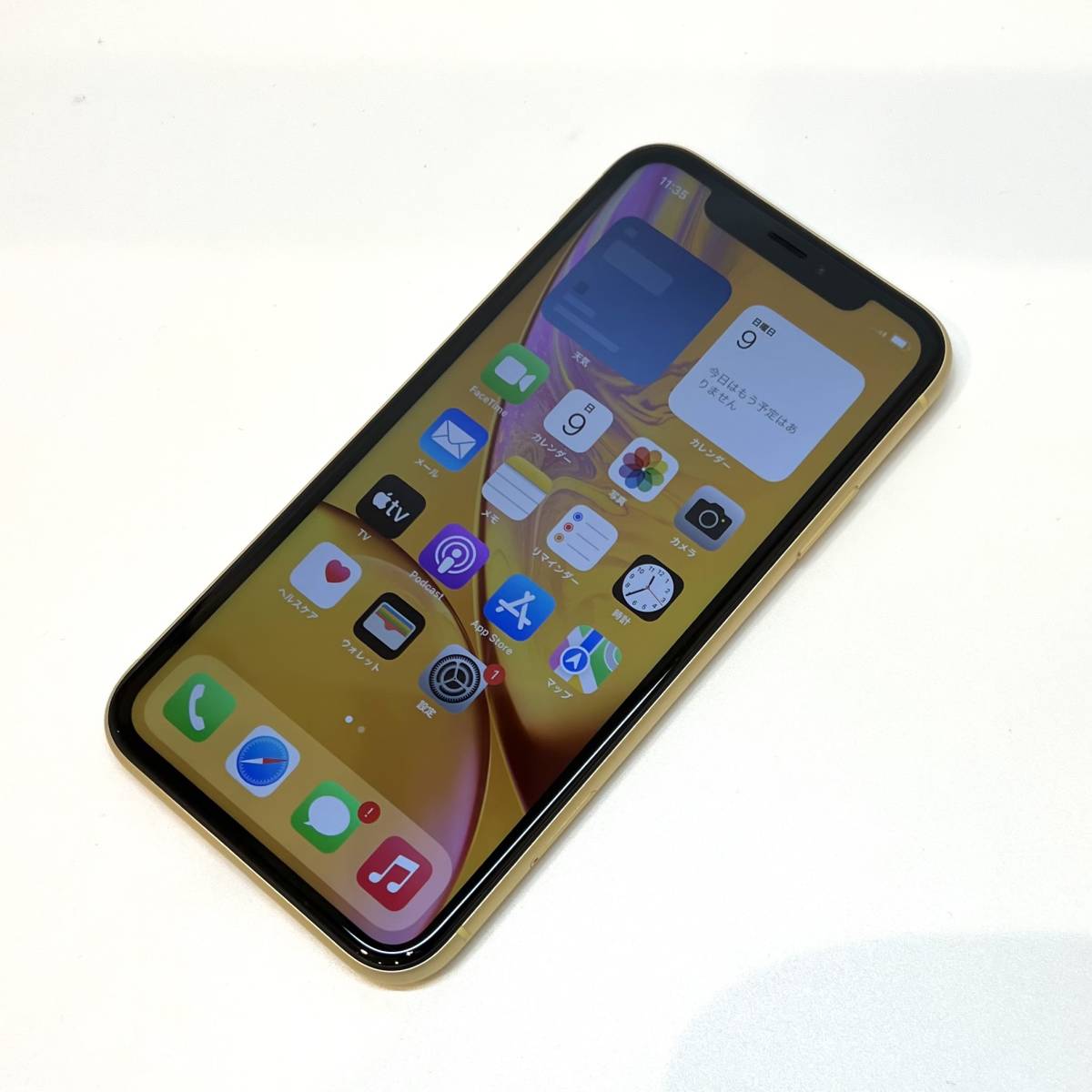 中古 良品】国内版SIMフリー iPhone XR 128GB イエロー MT0Q2J/A 
