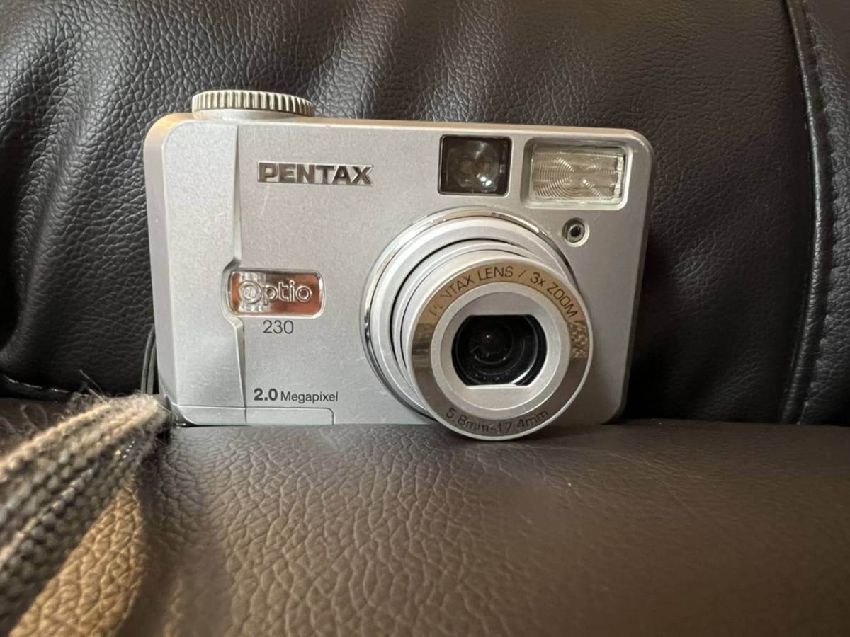 PENTAX ペンタックス Optio オプティオ 230 デジカメ 単3電池で動く