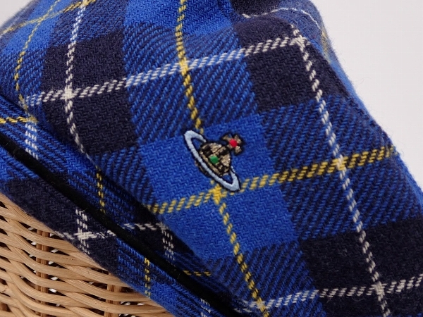 Vivienne Westwood CHAPEAUX チェック柄 ベレー帽☆ヴィヴィアン