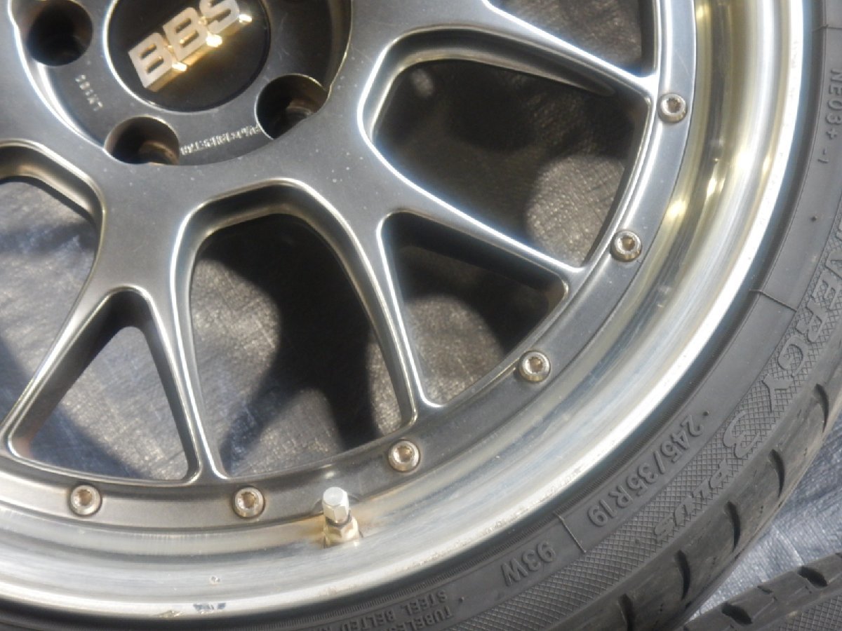 GRS191 レクサスGS BBS LM-R LM300 LM301 ガンメタ ホイール 19×8.5 