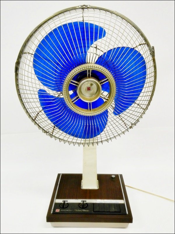 動作OK◇日立/HITACHI 扇風機 A.C.DESK FAN M-6036D 希少 当時物 昭和