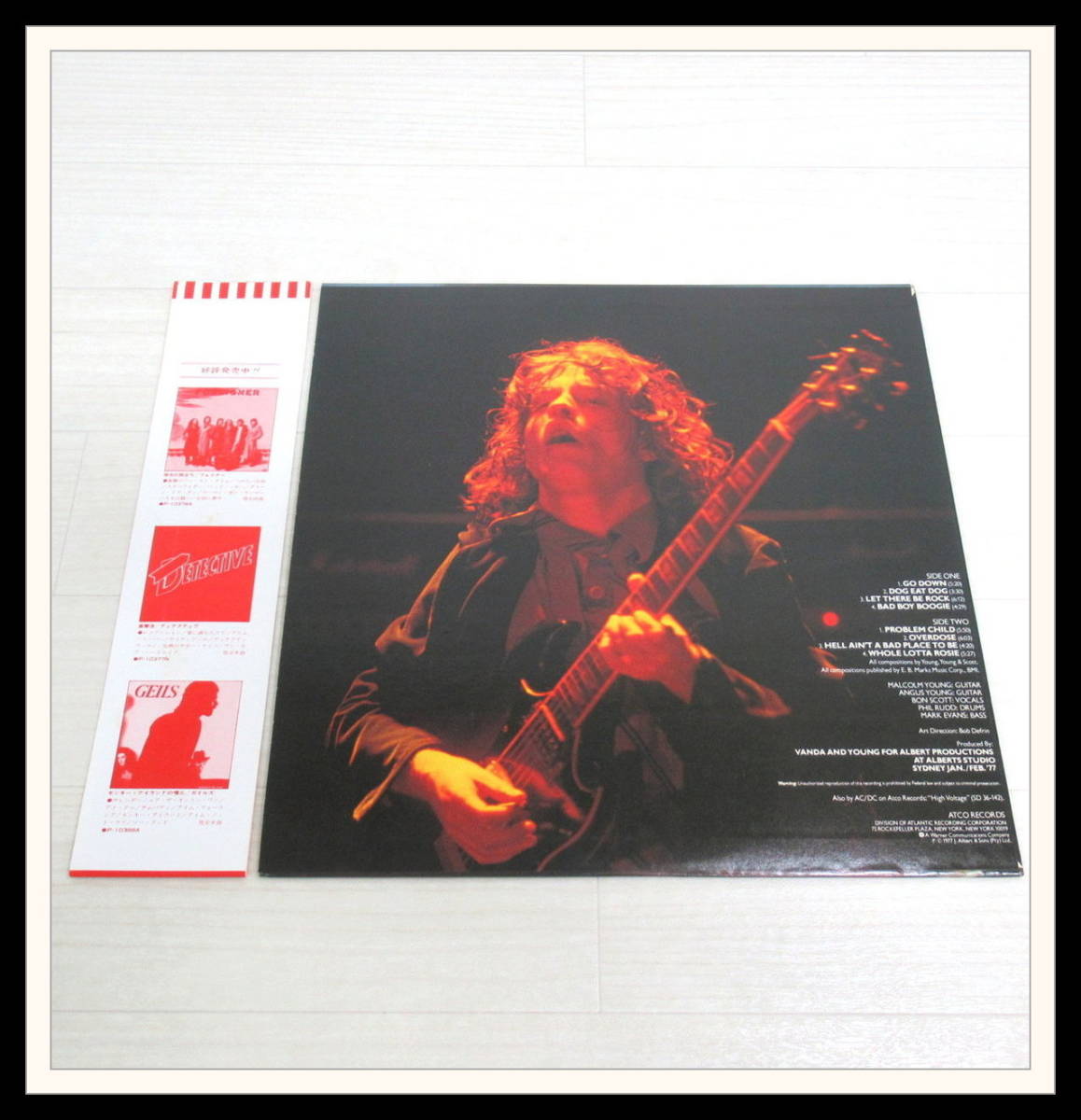 AC⁄DC Rock Let There Be P-10412A LP eBay | Japan Atlantic VINYL 洋楽