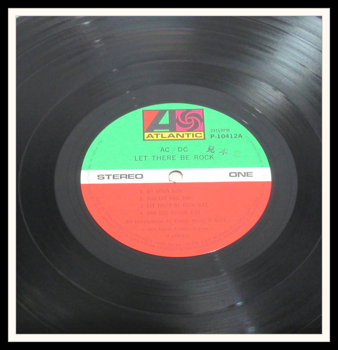 AC/DC Let There Be Rock LP 洋楽　P-10412A AC⁄DC Rock Let There Be P-10412A LP eBay | Japan Atlantic VINYL 洋楽