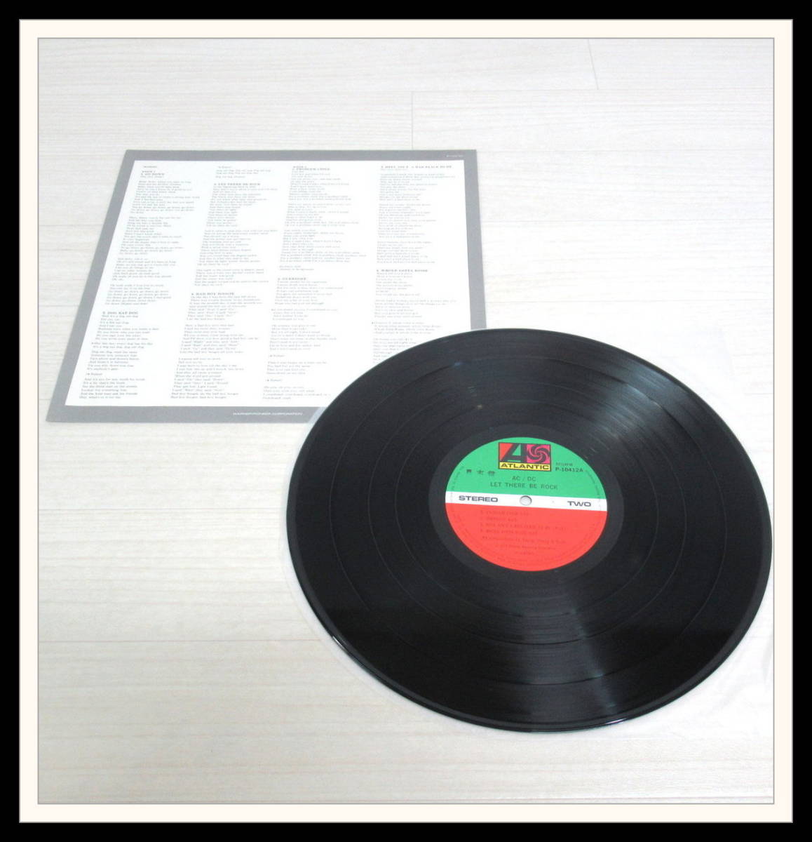 AC⁄DC Rock Let There Be P-10412A LP eBay | Japan Atlantic VINYL 洋楽