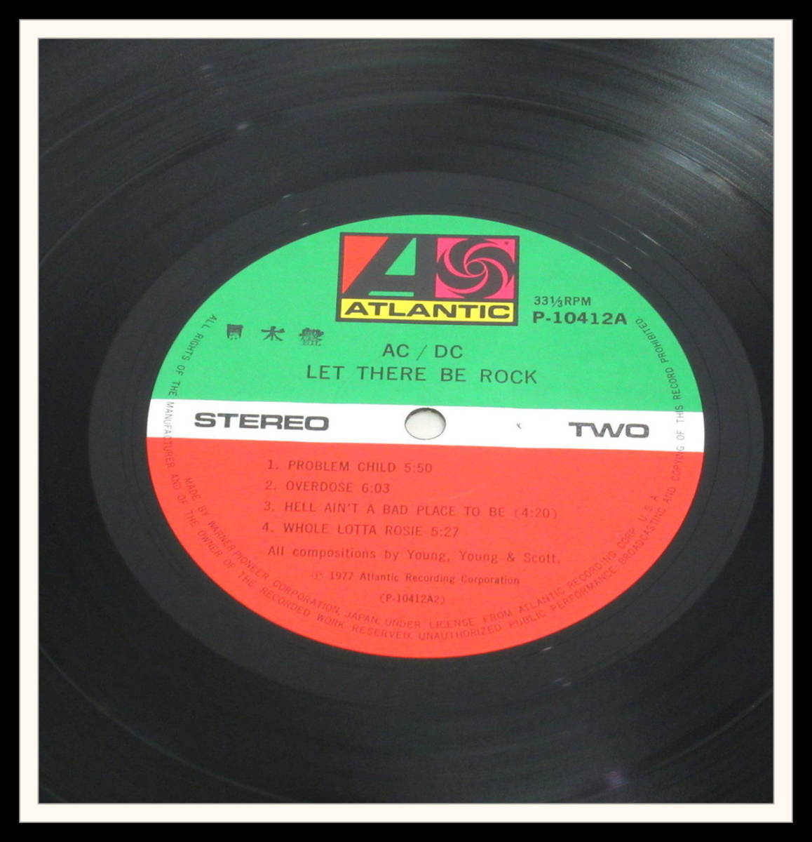 AC⁄DC Rock Let There Be P-10412A LP eBay | Japan Atlantic VINYL 洋楽