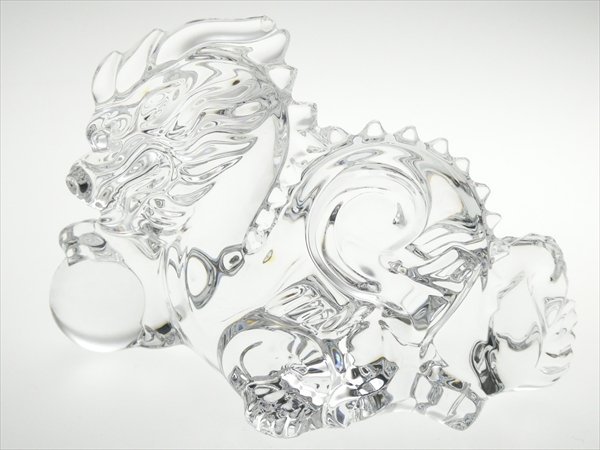 n936 Baccarat バカラ クリスタル ドラゴン 龍 フィギュリン オブジェ