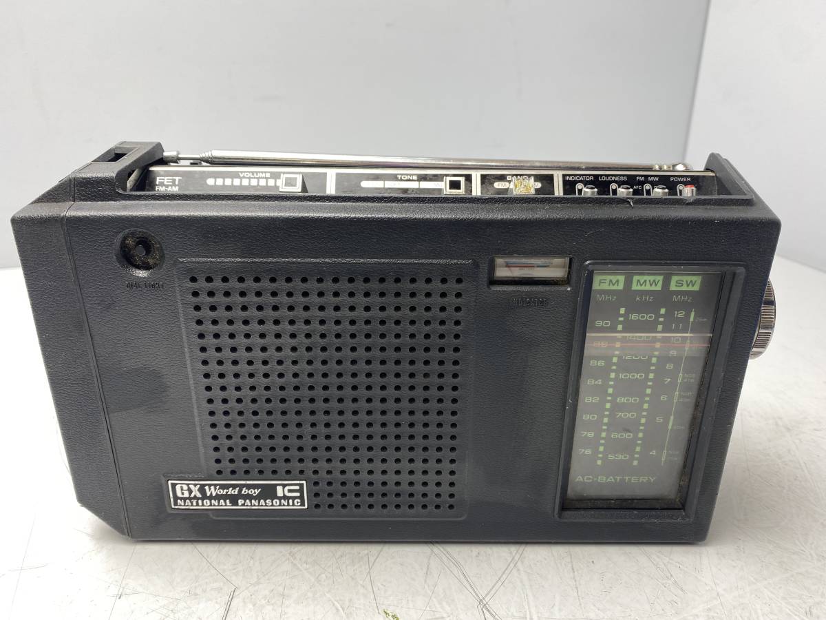 National ナショナル ラジオ RF-008 MICRO RADIO008 Panasonic ナショナル パナソニック - National GX 3バンドラジオ