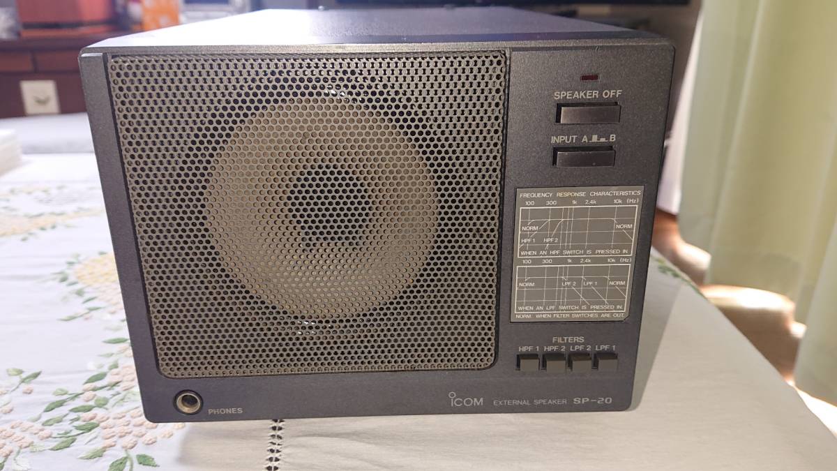 ICOM外部スピーカー SP-20 (接続ケーブル付属） アマチュア無線 ICOM