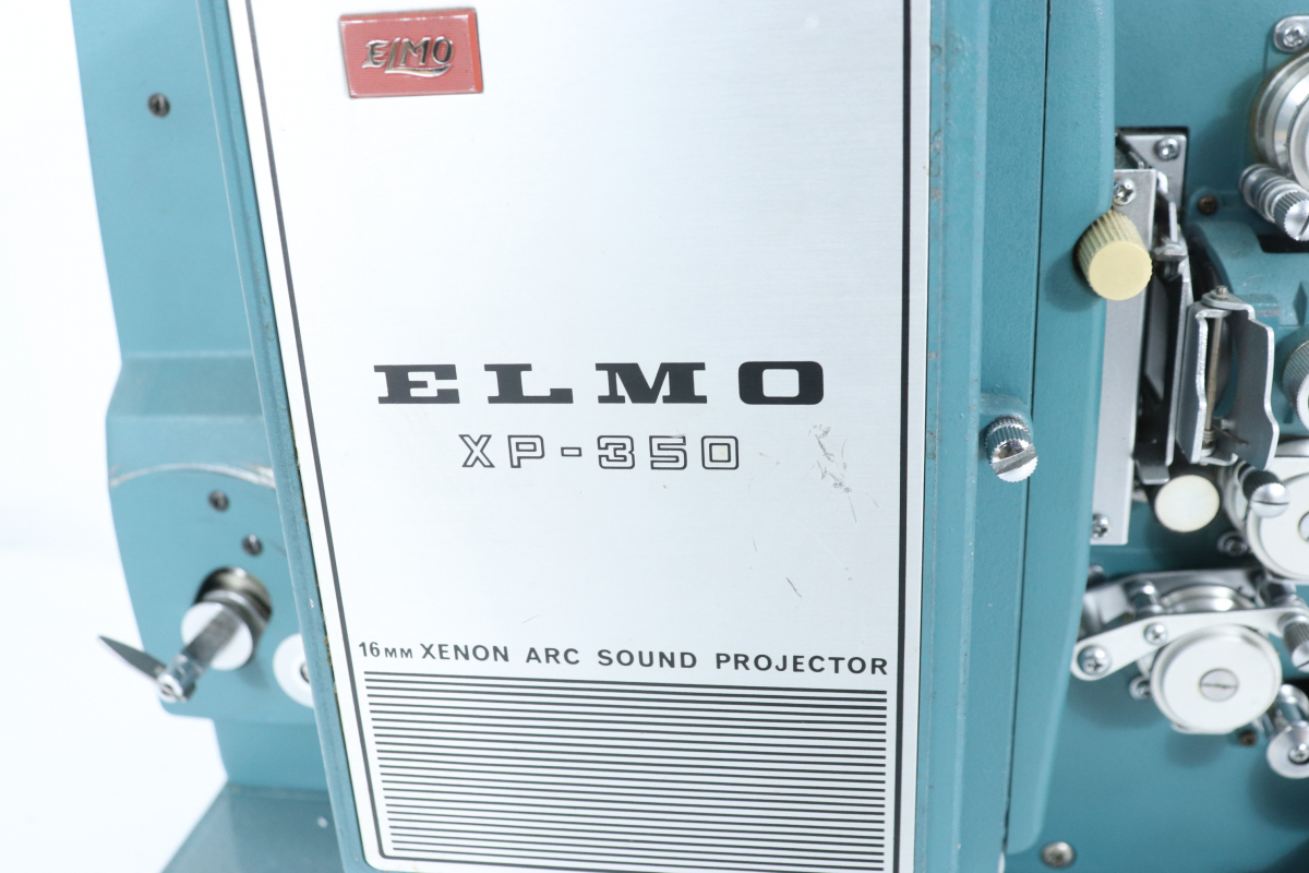 ト葛】 ELMO エルモ XP-350 16mm 8EW16 映写機 スピーカー レトロ