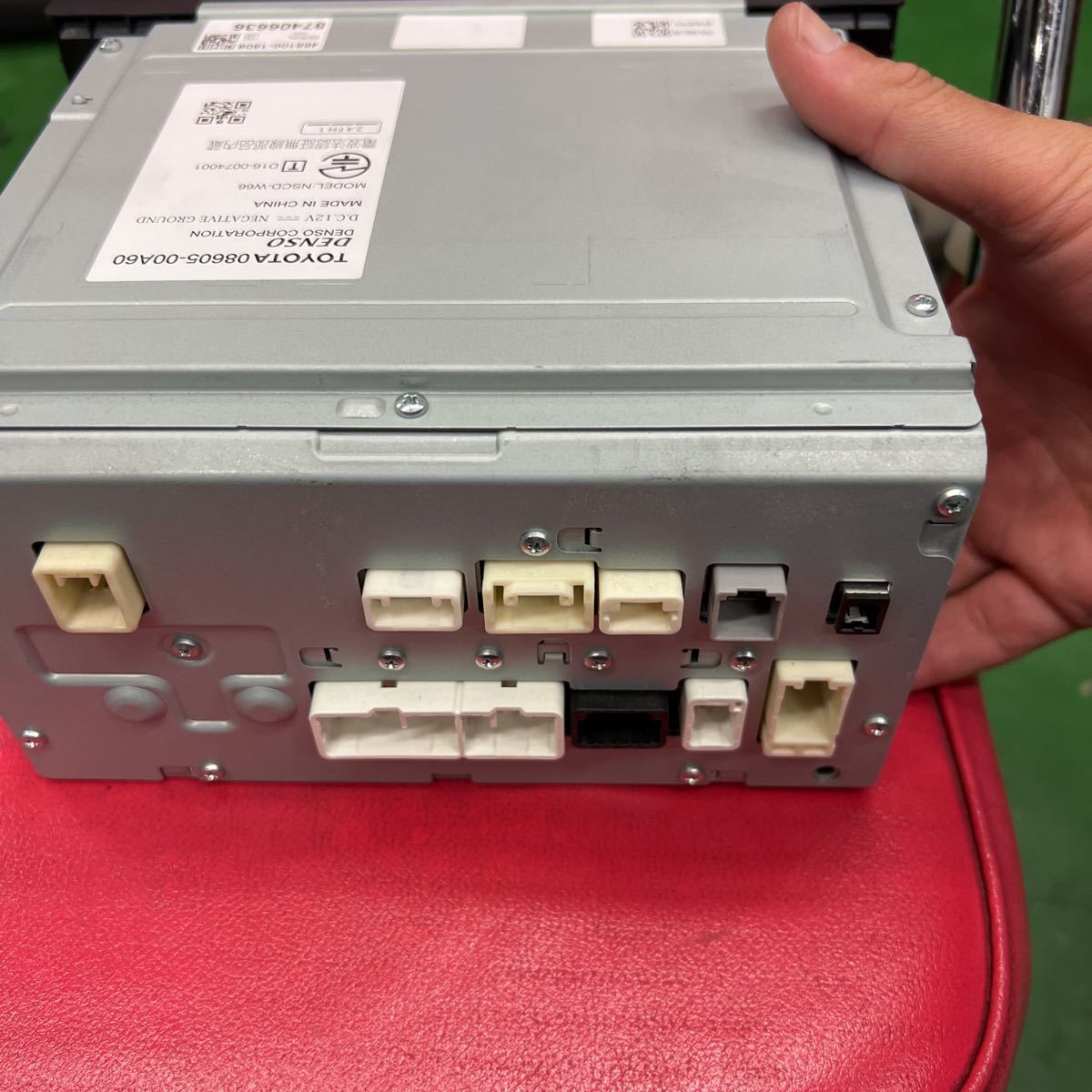 トヨタ純正 NSCD-W66 SDナビ ワンセグ TOYOTA Bluetooth メモリーナビ