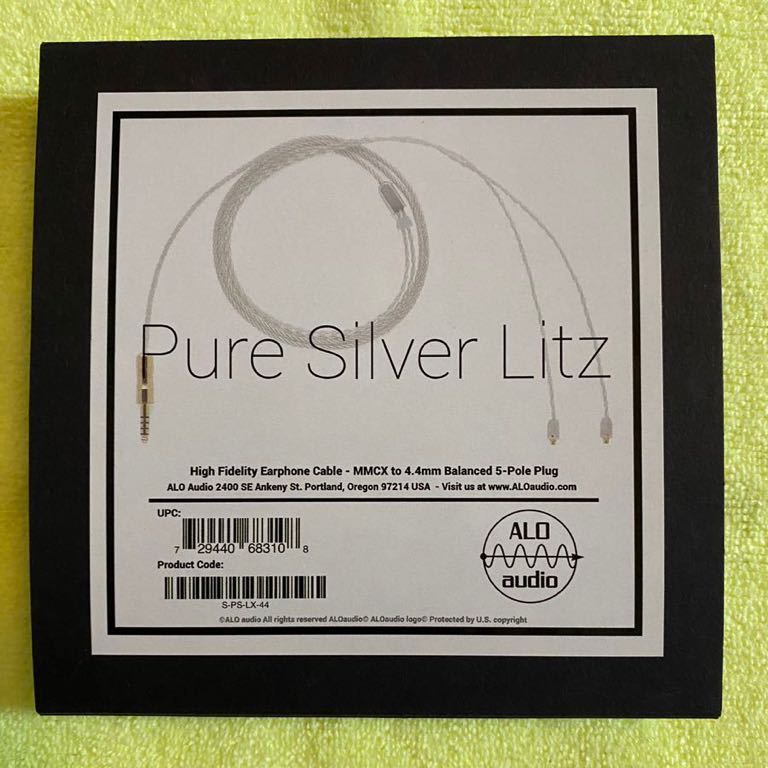 ALO audio Pure Silver Litz IEM Cable MMCX-4.4mm 【ALO-3108】