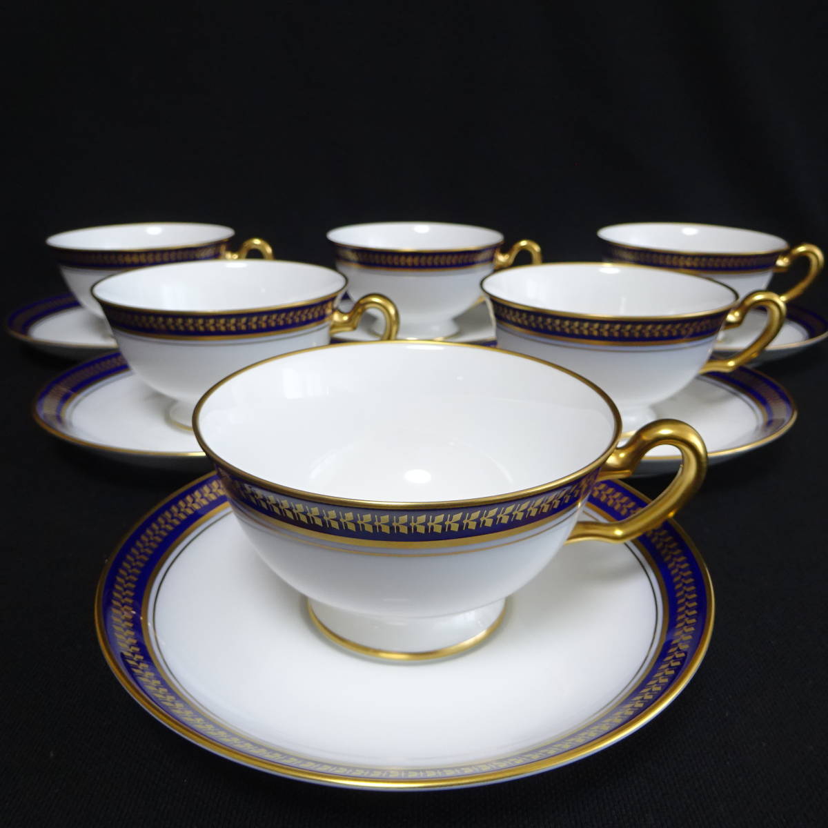 大倉陶園 ゴールドウィング コーヒーカップ6客 めんどくさかっ 