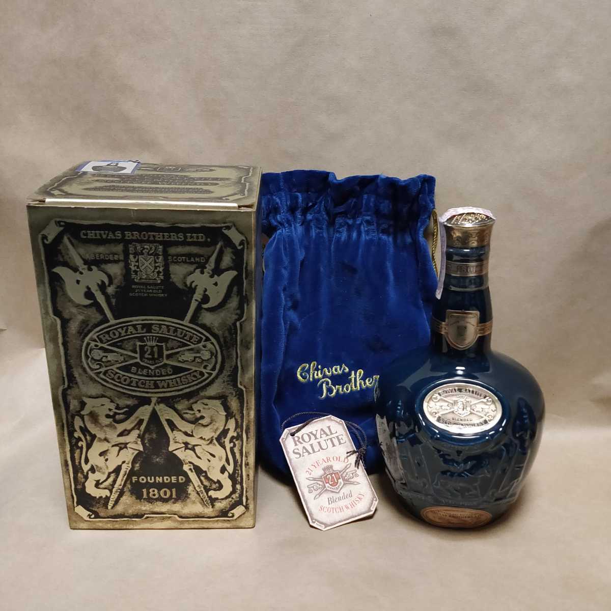 21年 未開栓 CHIVAS シーバス BROTHERS ロイヤルサルート ROYAL SALUTE 