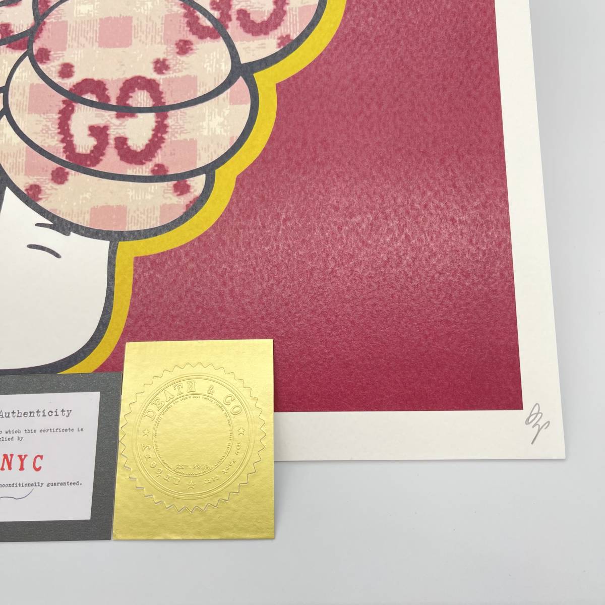 通販限定商品 DEATH NYC 世界限定100枚 アートポスター Kaws カウズ 通販限定商品 DEATH NYC 世界限定100枚 アートポスター Kaws カウズ