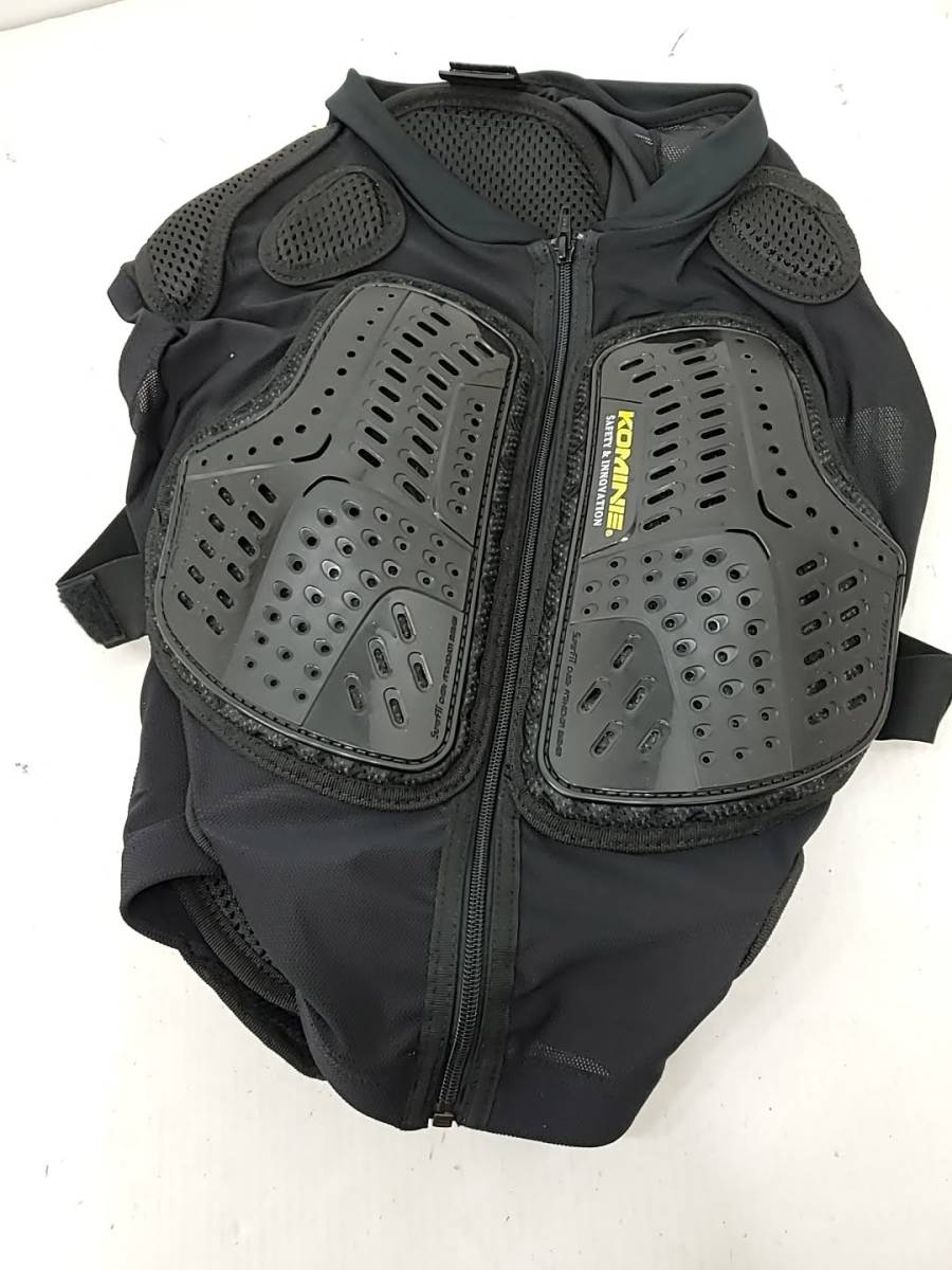 最安値，定番人気 T104 10 プロテクターベスト/サイズXL コミネ/KOMINE バイク用 ボディプロテクションインナーベスト ブラック SK-820 11/4出品(上半身)｜売買されたオークション情報、yahooの商品情報をアーカイブ 上半身
