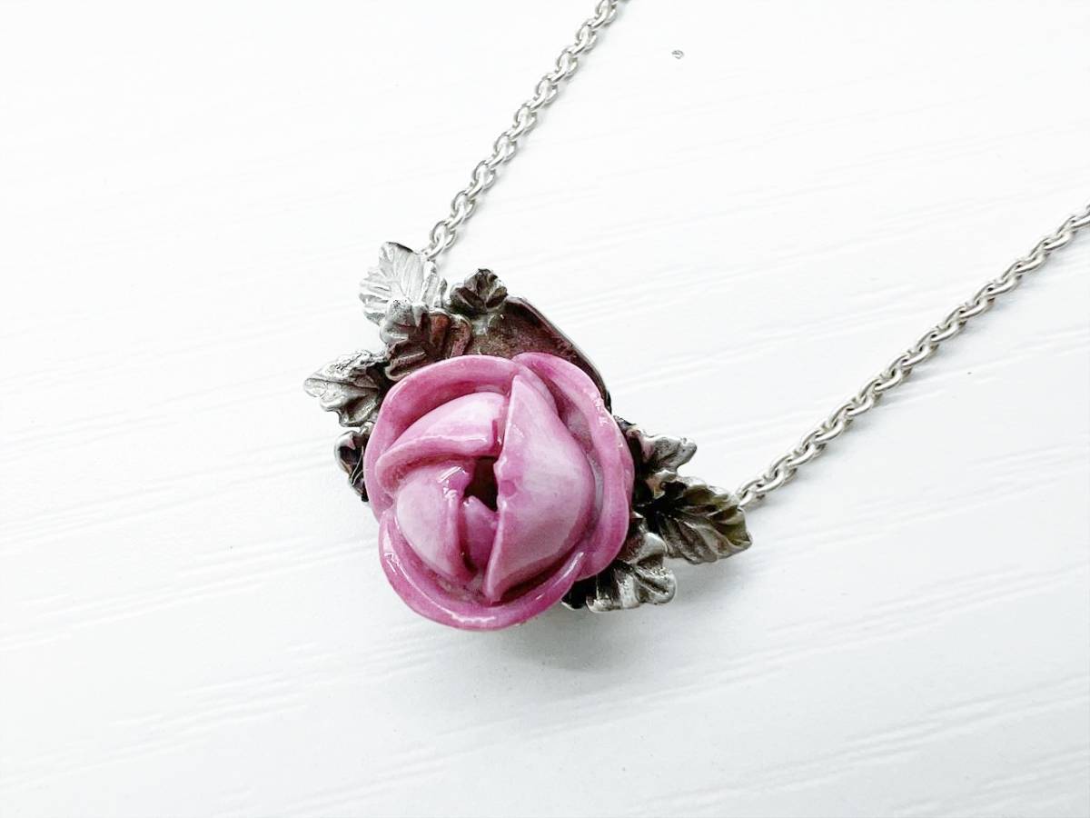 人気，安い Georg Jensen ジョージジェンセン ローズ フラワー ネックレス チョーカー シルバー 925(ネックレス、ペンダント、チョーカー)｜売買されたオークション情報、yahooの商品情報をアーカイブ公開 - ネックレス、ペンダント、チョーカー