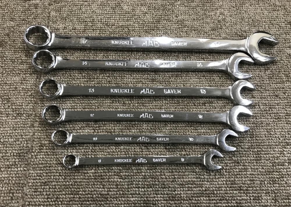 新作入荷，送料無料 008 おすすめ商品 MACTOOLS ナックルセーバー コンビレンチセット M17CLKS-M8CLKS 6本(コンビネーションレンチ)｜売買されたオークション情報、yahooの商品情報をアーカイブ公開 - オークファン コンビネーションレンチ