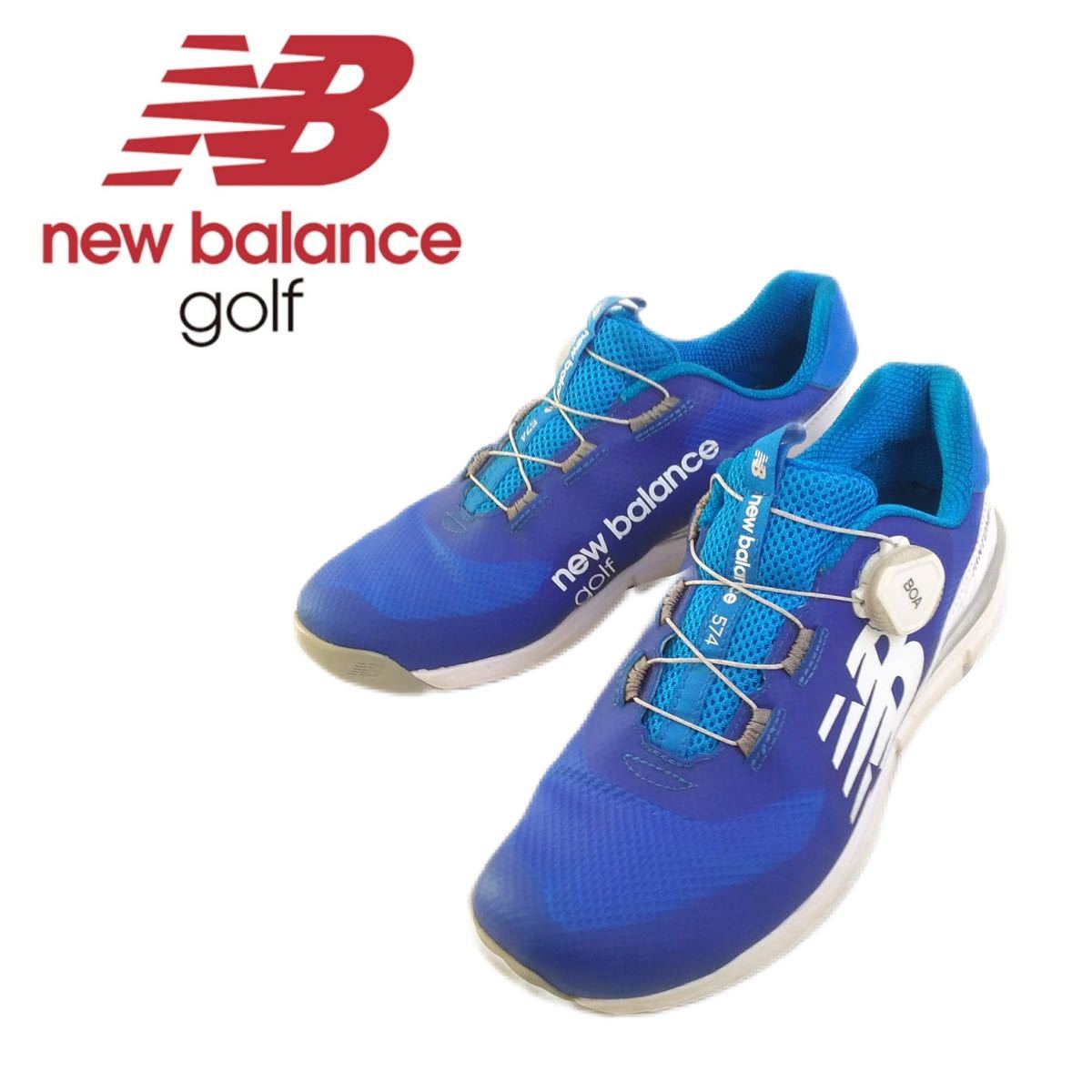 極美 最高級 new balance golf 574 BOA スニーカー ゴルフシューズ 