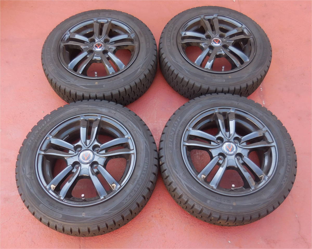 ◇約9.5分山！ダンロップ WM01 165/65R14 14×5.5J (42) 4H PCD100 