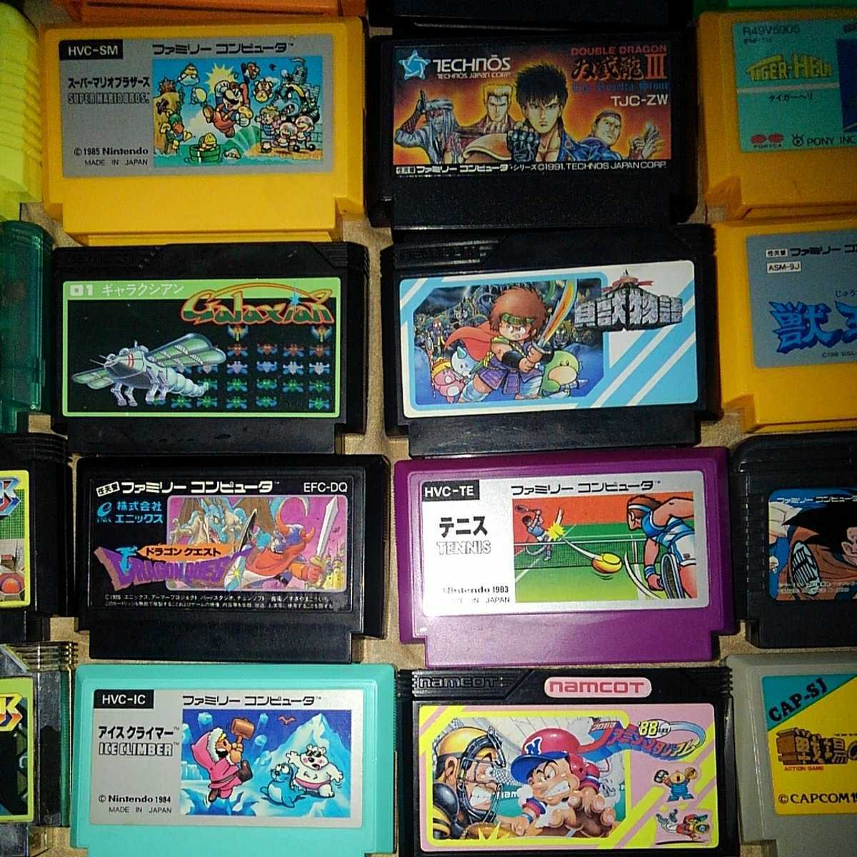 1円スタート！希少タイトル有りファミコン カセット ソフト 47本お 