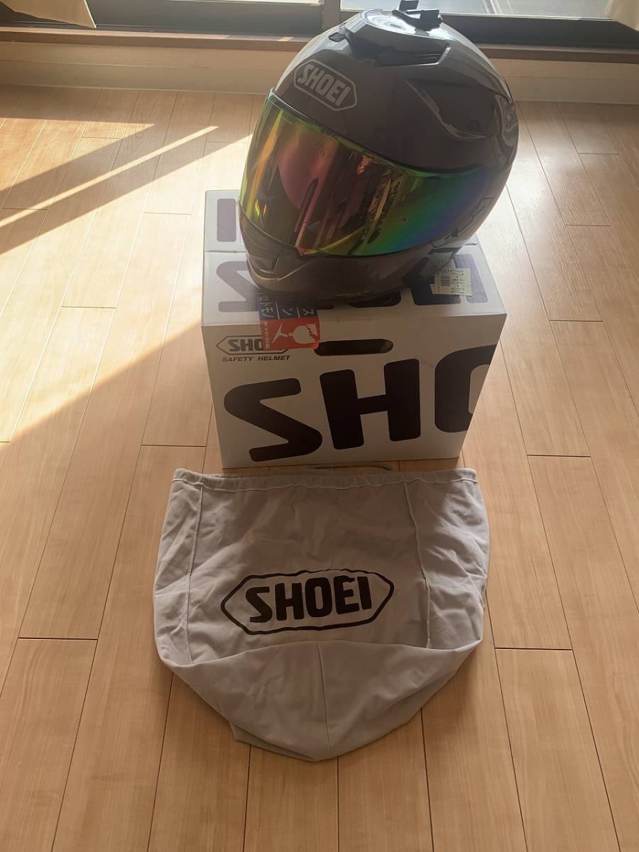 お買い得，定番 SHOEI ヘルメット フルフェイス GT-Air ガンメタ ミラーシールド サイズXL 61cm 2016年製(XLサイズ)｜売買されたオークション情報、yahooの商品情報をアーカイブ公開 - オークファン フルフェイス（オンロード用）