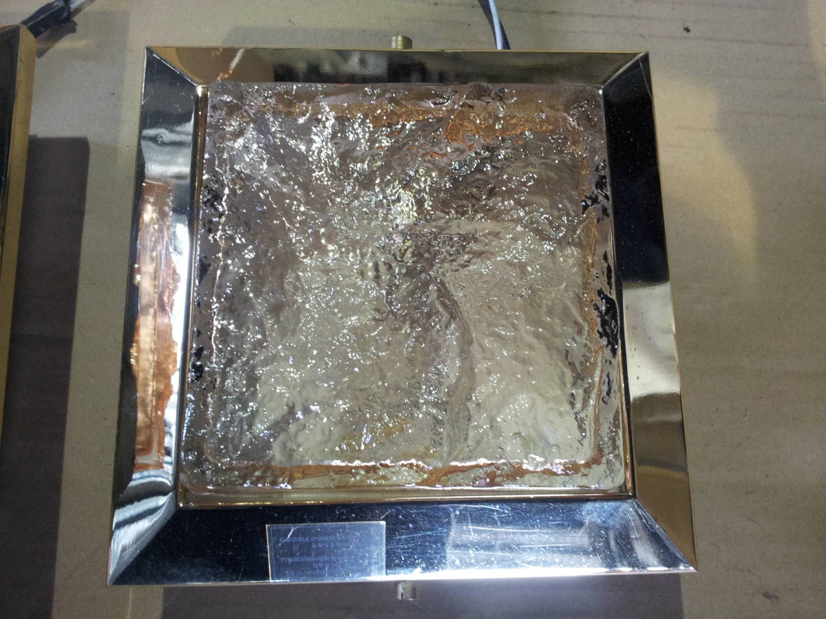 デコトラ　観光バス　ダウンライト　シャンデリア 観光バス デコトラ レトロ 角型 金メッキ ダウンライト シャンデリア