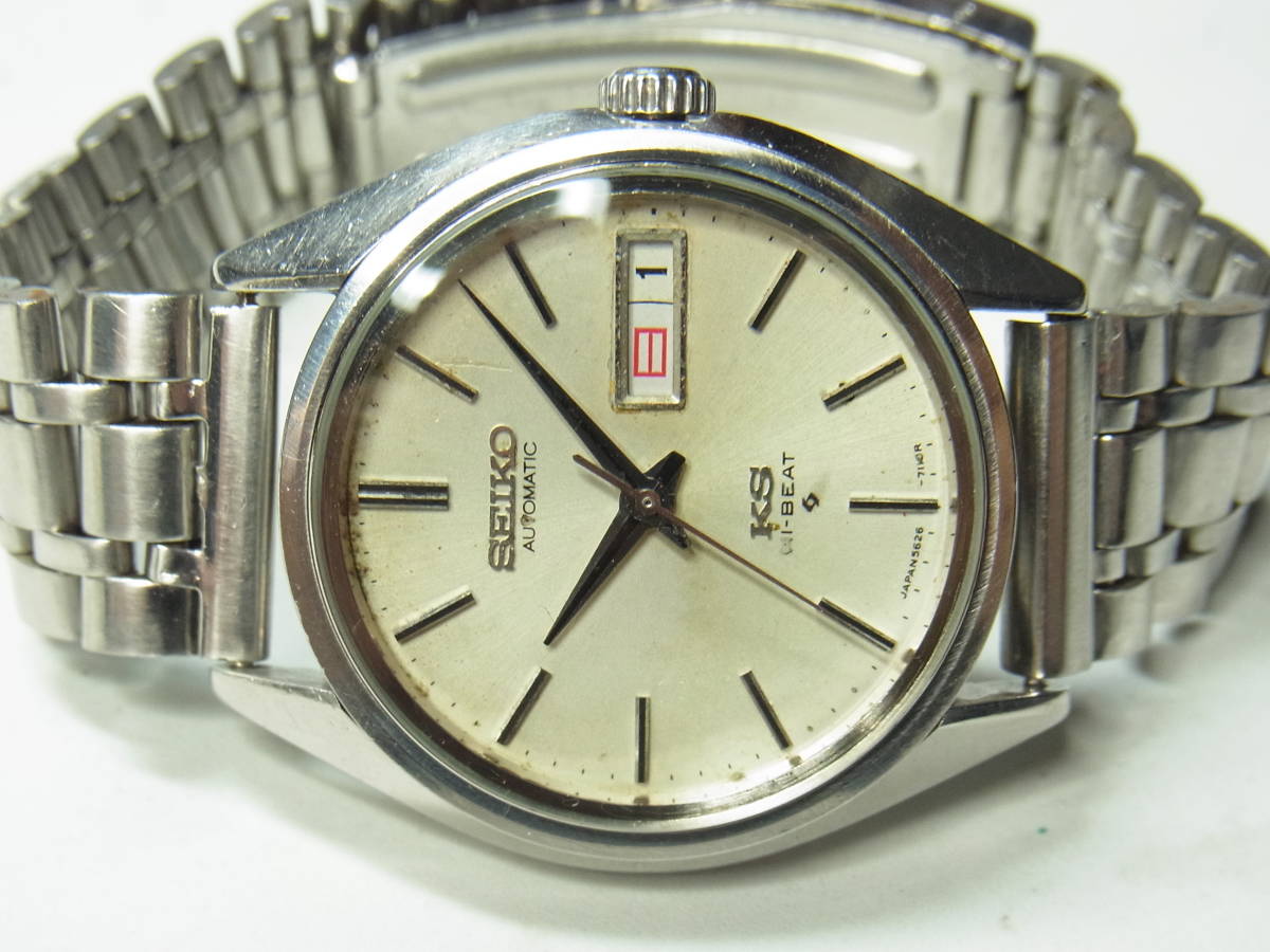 2211　キングセイコー　5626-7120　KS　25石　早送可　動作品