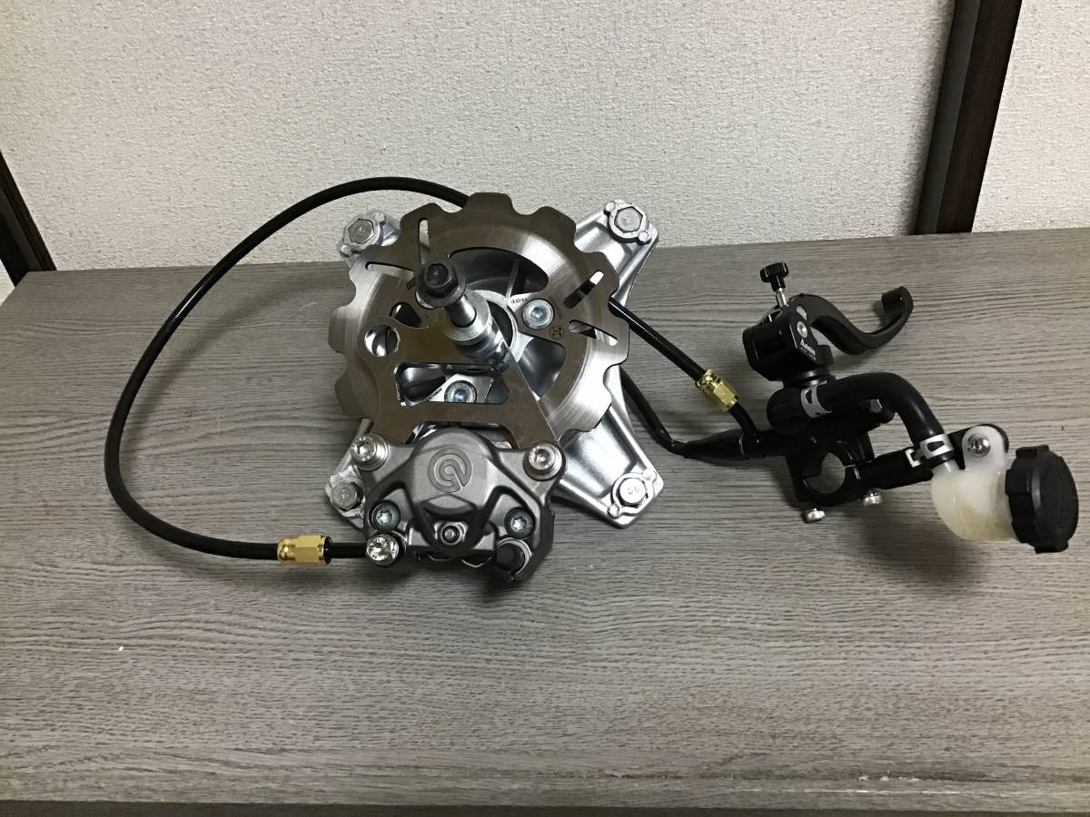 ダックス シャリー 4本スポークハブ ディスク化 ブレンボ 2ポット新