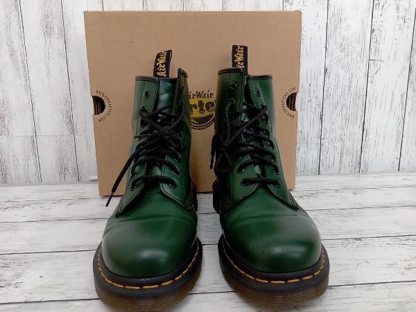 Dr.Martens 1460/8ホール/グリーン/UK8 /エアウォーク/ガラスレザー/ドクターマーチン