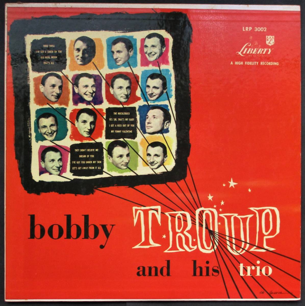 先週に続いて弾き語りの名盤 BOBBY TROUP AND HIS TRIO / LIBERTY LRP-3002 turquois DG flat(ボーカル)｜売買されたオークション情報、yahooの商品情報をアーカイブ公開 - オークファン ボーカル