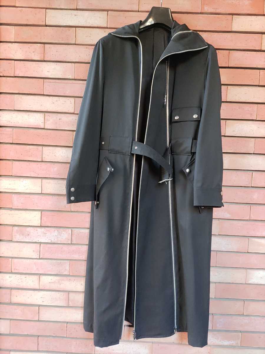 LQYohjiYamamoto ヨージヤマモト　ヨージ Y´s 　ロングコート　フードコート　ブラック　サイズM　L LL　衝撃の一円スタート！
