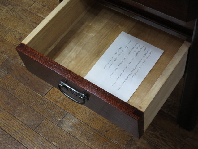 美品 美しい木目 拭き漆 欅 ケヤキ 無垢材 中桐 天板厚み50mm 六角型 