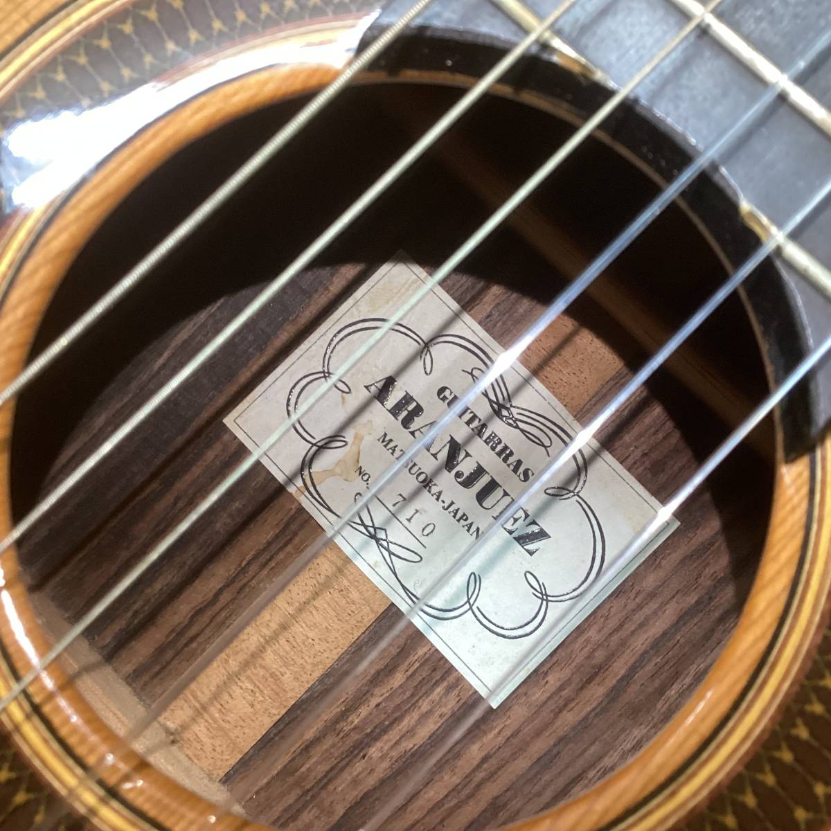 GUITARRAS ARANJUEZ MATSUOKA-JAPAN No.710 クラシックギター ケース付 