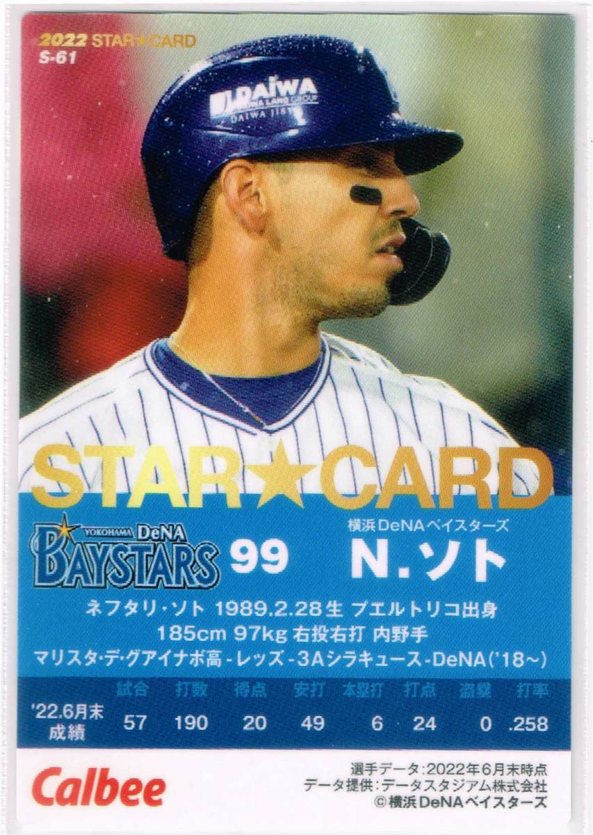 2022 カルビー プロ野球チップス カード 第3弾 スターカード 金サイン