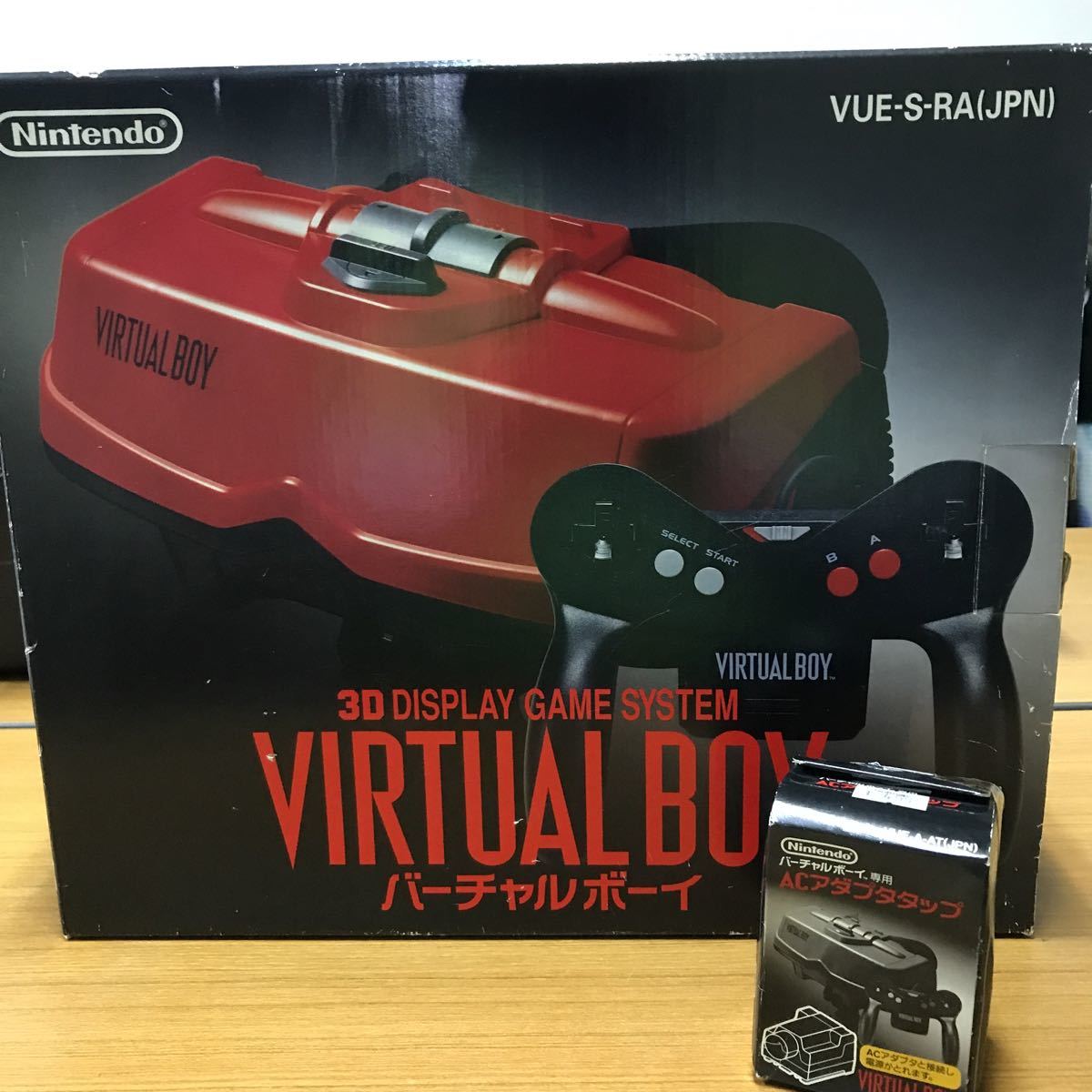24 Nintendo VIRTUAL BOY バーチャルボーイ 3D DISPLAY GAME SYSTEM +