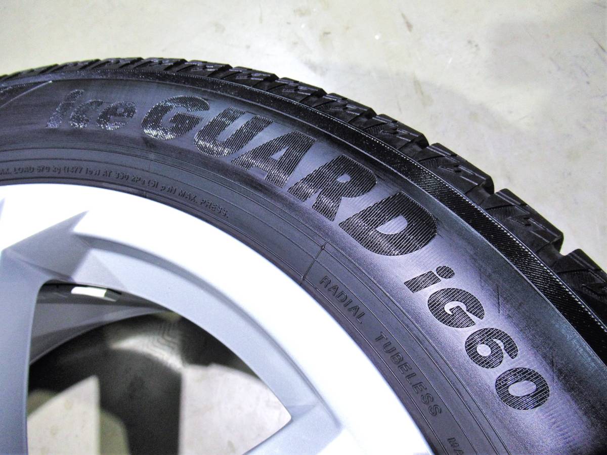 ヨコハマ アイスガード IG60 215/55R17 アウディQ2 純正 7J +45 PCD