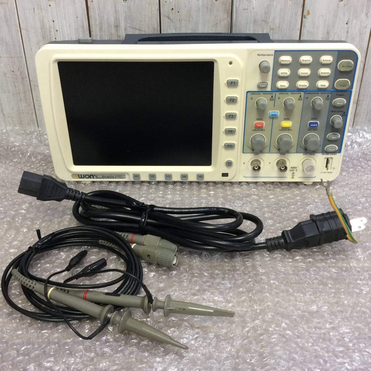 AH-8605 品 OWON オウオン ポータブル デジタルストレージオシロ SDS6062 デジタルオシロスコープ(電気計測器)｜売買された ...